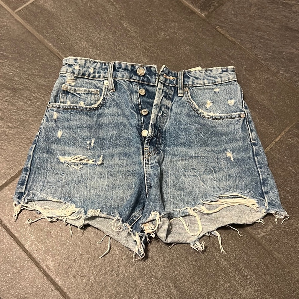 Zara denim shorts